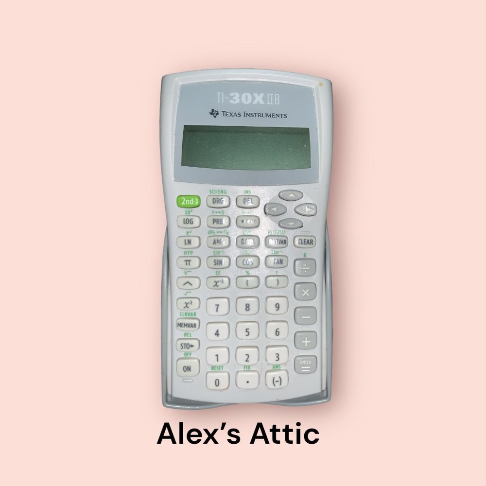 Texas Instruments TI-30XIIB White Scientific Pocket Calculator TI-30X IIB workin